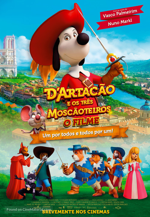 D&#039;Artac&aacute;n y los tres Mosqueperros - Portuguese Movie Poster