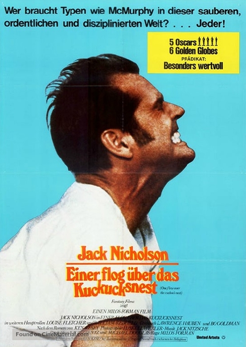 One Flew Over the Cuckoo&#039;s Nest - German Movie Poster