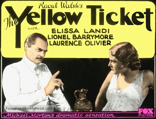 The Yellow Ticket - Movie Poster