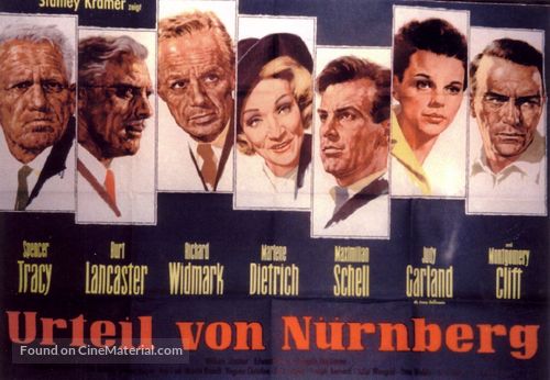 Judgment at Nuremberg - German Movie Poster