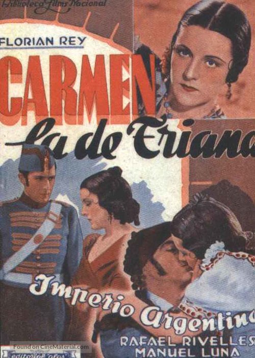 Carmen, la de Triana - Spanish Movie Poster