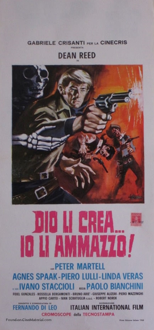 Dio li crea... Io li ammazzo! - Italian Movie Poster