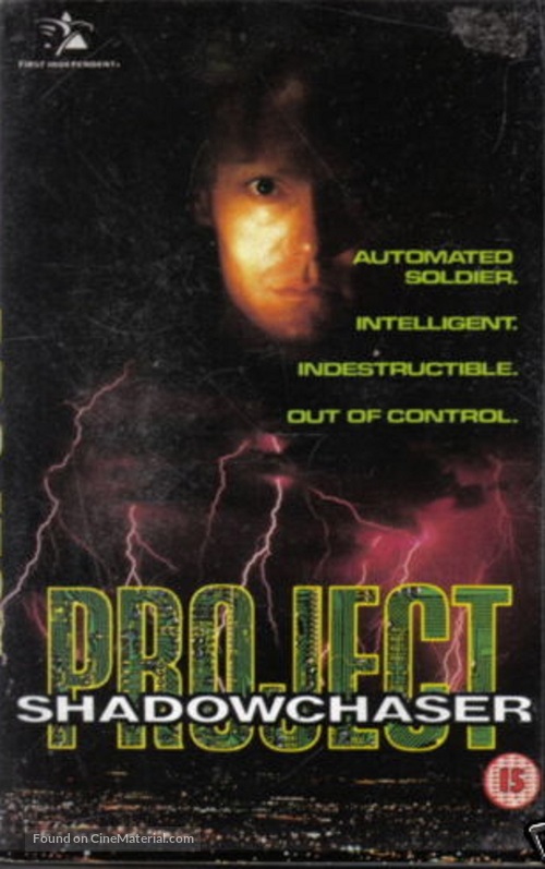 Shadowchaser - British VHS movie cover