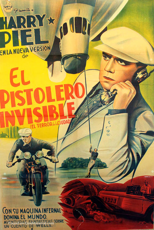 Ein Unsichtbarer geht durch die Stadt - Spanish Movie Poster