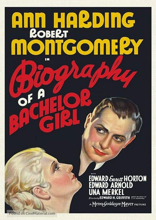 Biography of a Bachelor Girl - Movie Poster