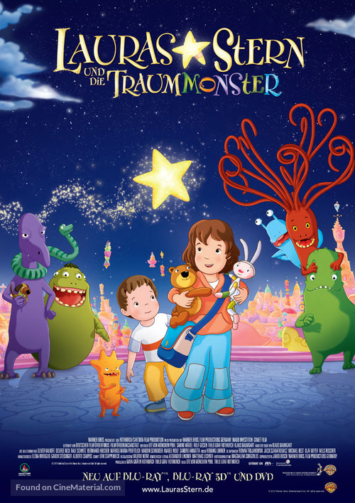 Lauras Stern und die Traummonster - German Video release movie poster