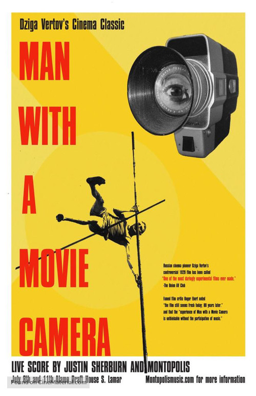Chelovek s kino-apparatom - Movie Poster
