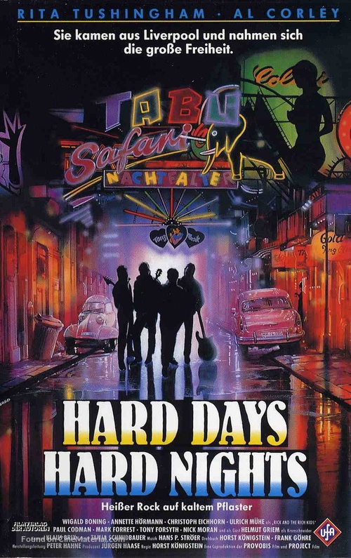 Hard Days, Hard Nights - German VHS movie cover