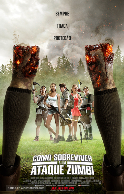 Scouts Guide to the Zombie Apocalypse - Brazilian Movie Poster