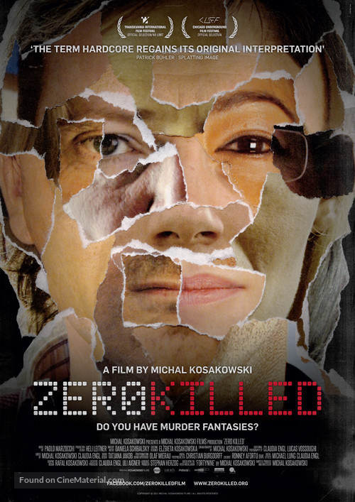 Zero Killed - German Movie Poster