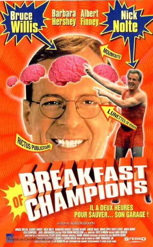 Breakfast Of Champions - French VHS movie cover