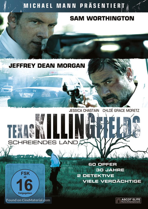 Texas Killing Fields - German DVD movie cover