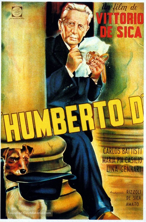 Umberto D. - Argentinian Movie Poster