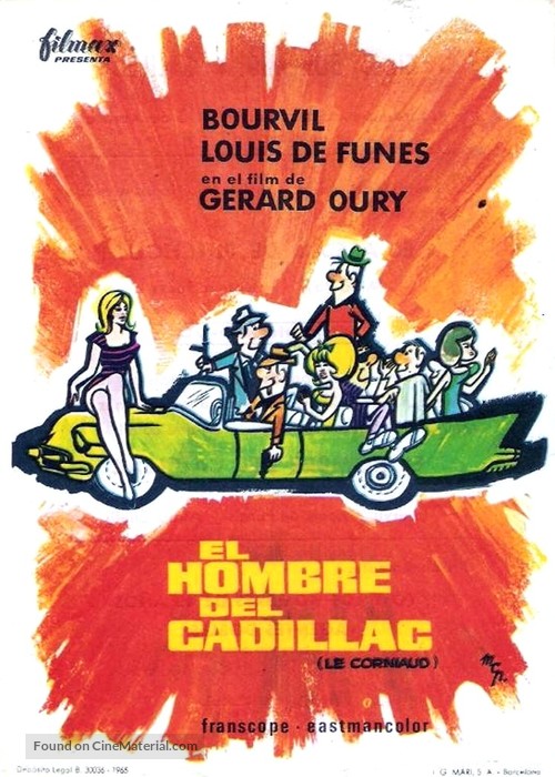Corniaud, Le - Spanish Movie Poster
