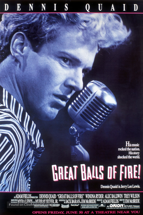 Great Balls Of Fire - Movie Poster