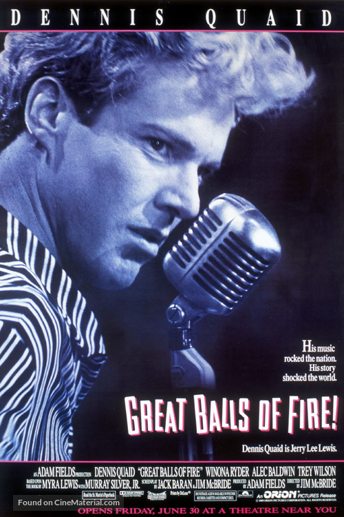 Great Balls Of Fire - Movie Poster