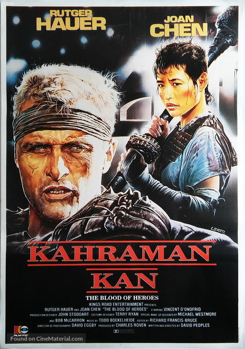 The Blood of Heroes - Turkish Movie Poster