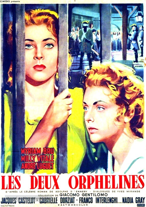 Due orfanelle, Le - French Movie Poster
