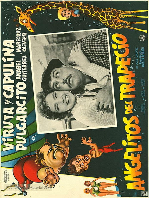 Angelitos del trapecio - Mexican Movie Poster