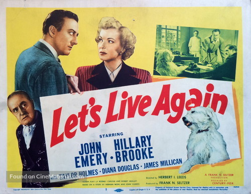 Let&#039;s Live Again - Movie Poster