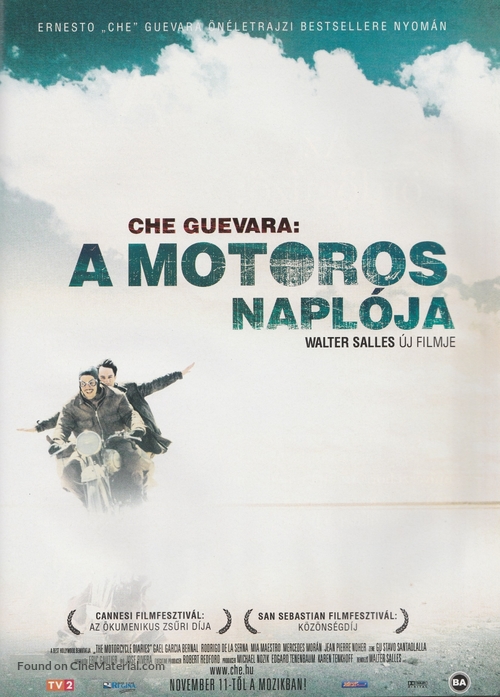 Diarios de motocicleta - Hungarian Movie Poster