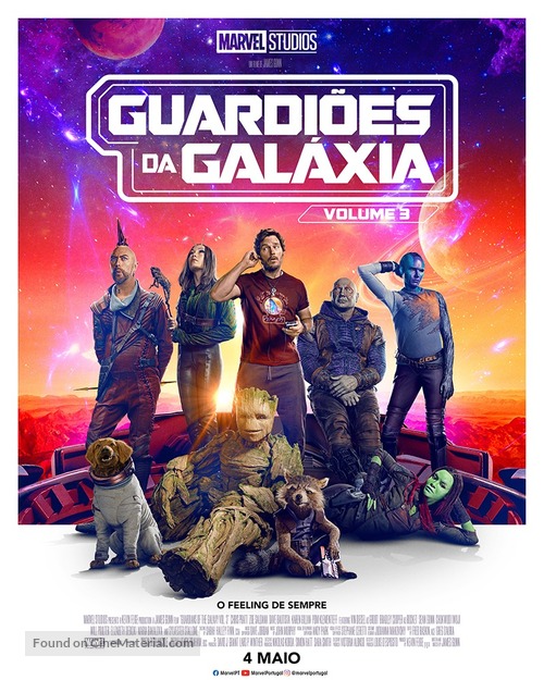 Guardians of the Galaxy Vol. 3 - Portuguese Movie Poster