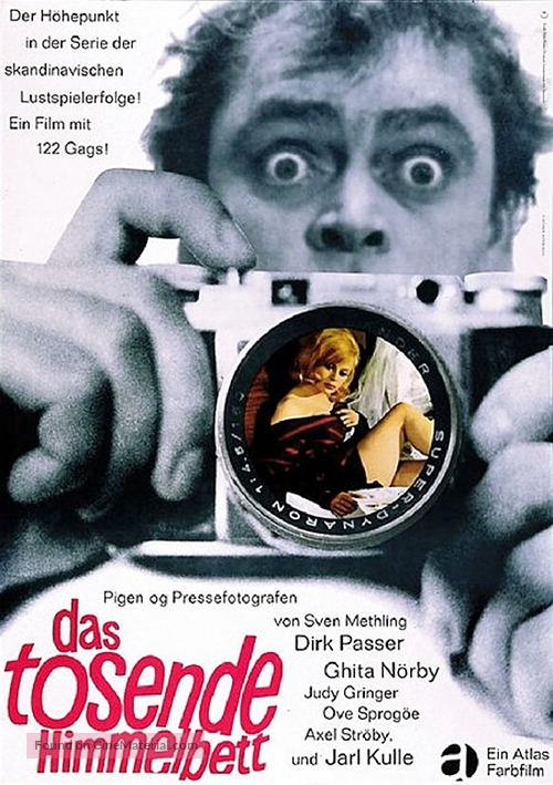 Pigen og pressefotografen - German Movie Poster