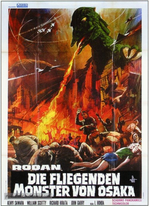 Sora no daikaij&ucirc; Radon - German Movie Poster