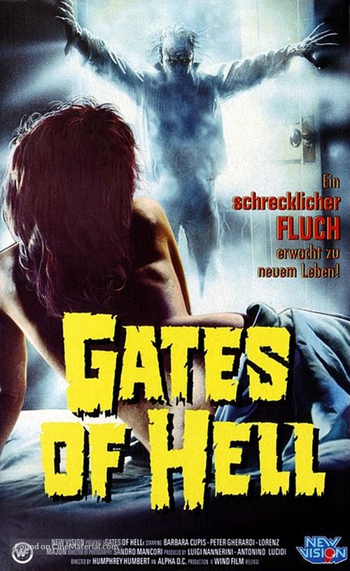 Le porte dell&#039;inferno - German VHS movie cover