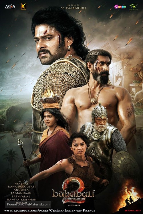 Baahubali: The Conclusion - French Movie Poster