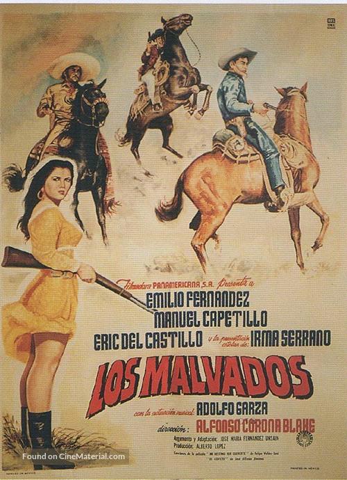 Los malvados - Mexican Movie Poster