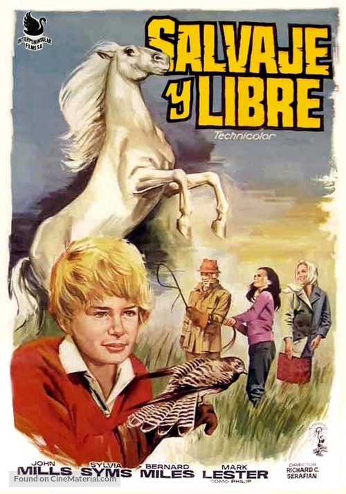 Run Wild, Run Free - Spanish Movie Poster