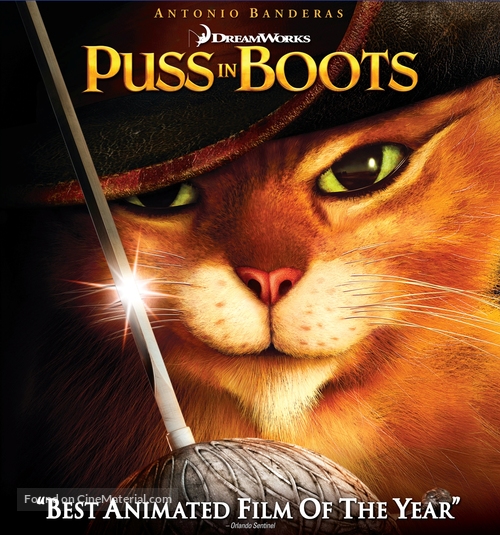 Puss in Boots - Blu-Ray movie cover