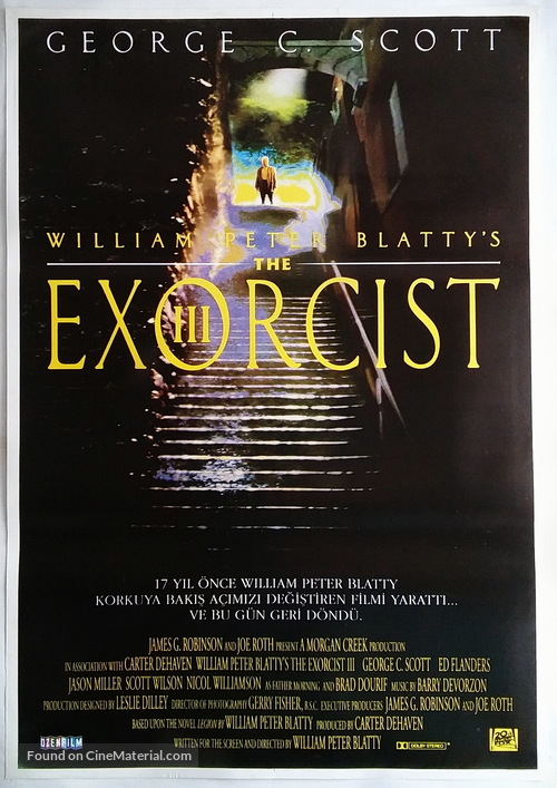 The Exorcist III - Turkish Movie Poster