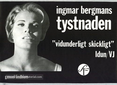 Tystnaden - Swedish Movie Poster