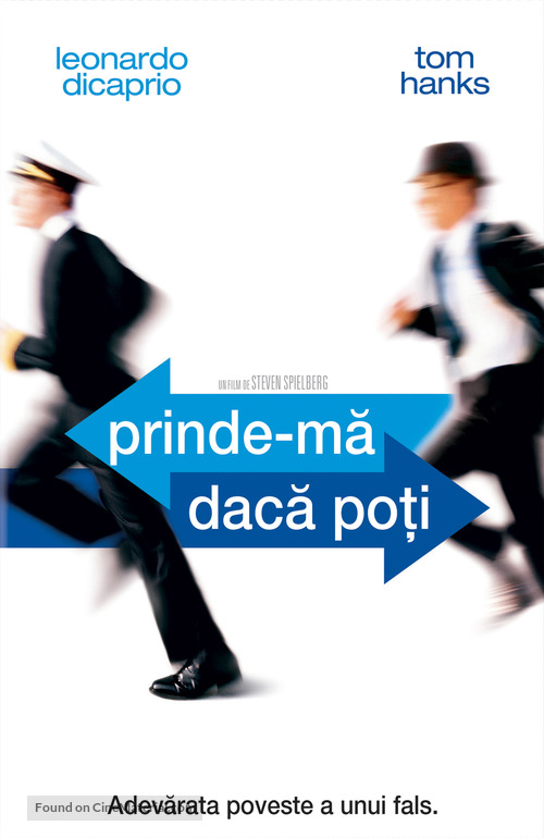 Catch Me If You Can - Romanian DVD movie cover