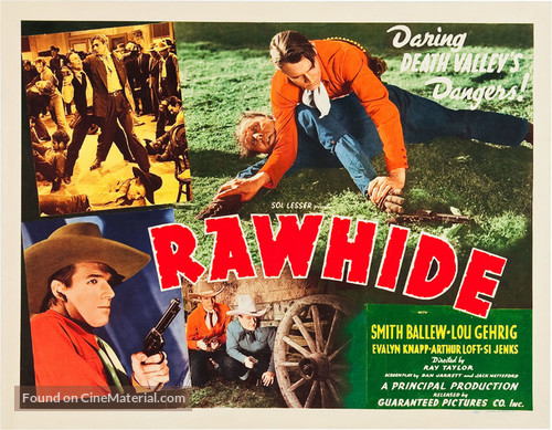 Rawhide - Re-release movie poster