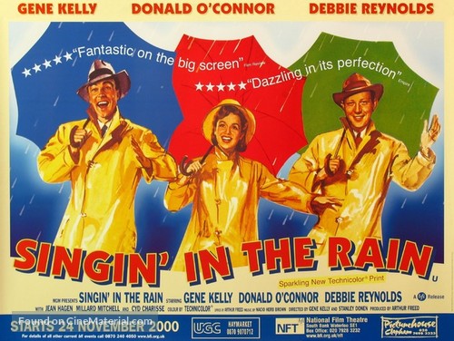Singin&#039; in the Rain - British Movie Poster