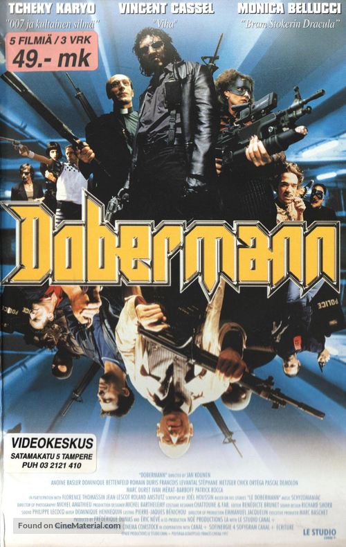 Dobermann - Finnish VHS movie cover