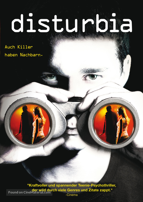 Disturbia - German DVD movie cover