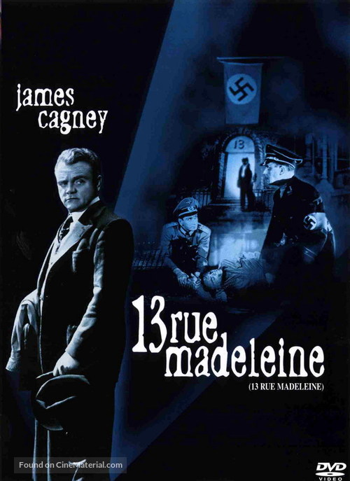 13 Rue Madeleine - Canadian DVD movie cover