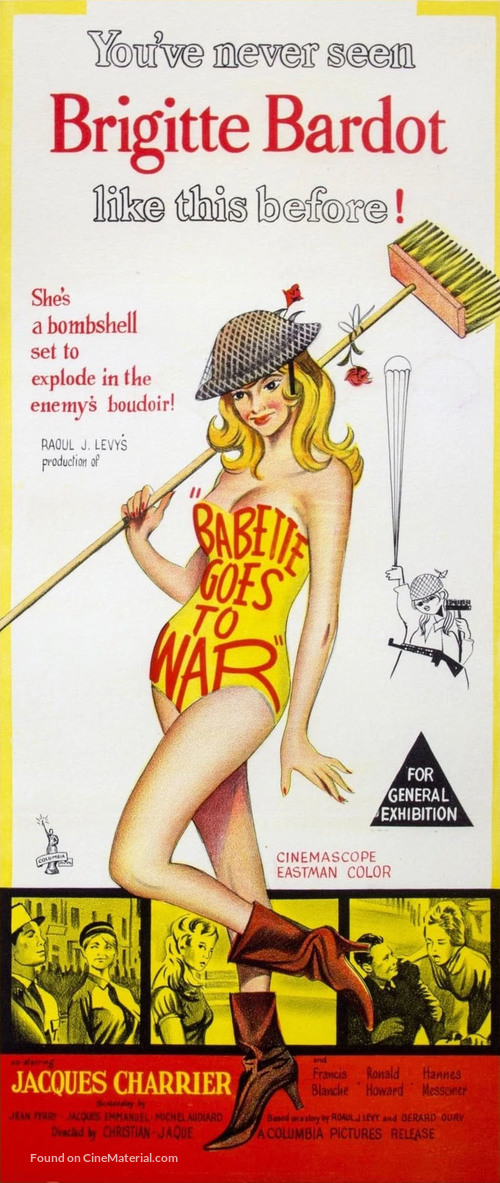 Babette s&#039;en va-t-en guerre - Australian Movie Poster