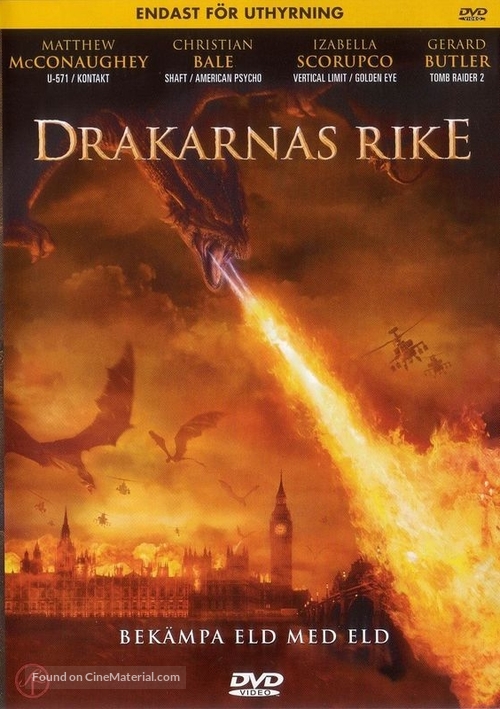 Reign of Fire - Swedish Movie Poster