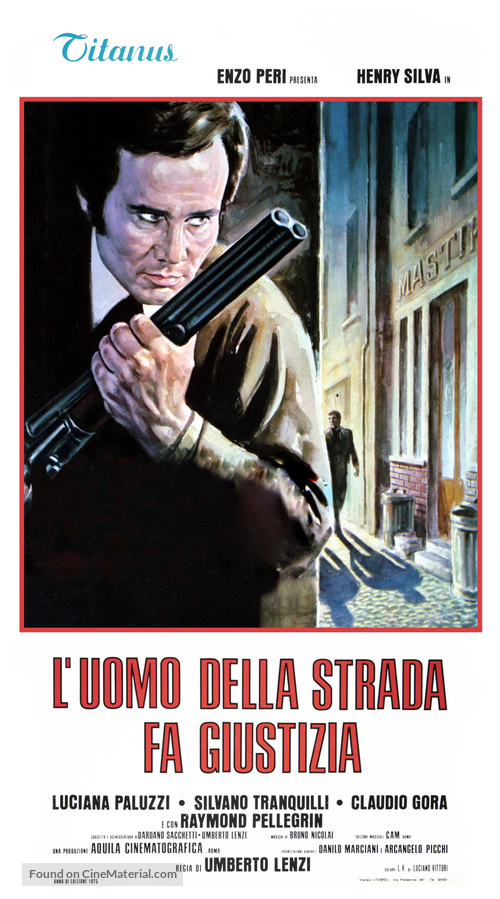 L&#039;uomo della strada fa giustizia - Italian Movie Poster