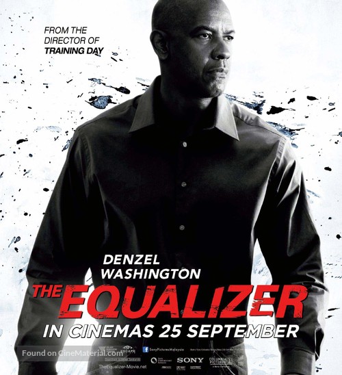 The Equalizer - Malaysian Movie Poster