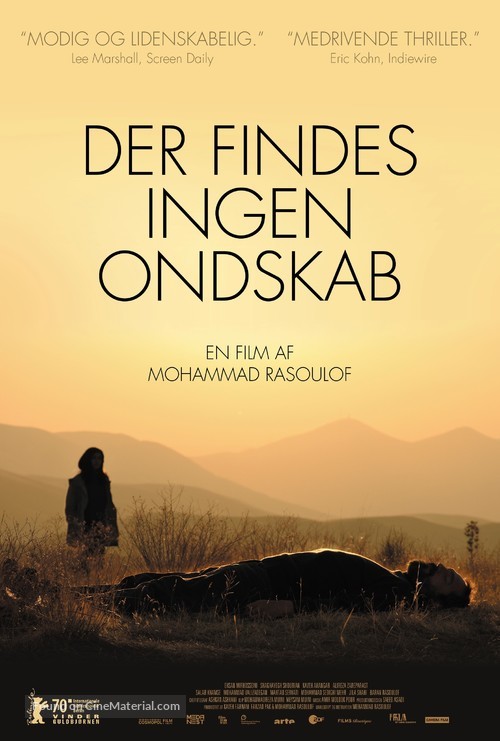 Sheytan vojud nadarad - Danish Movie Poster