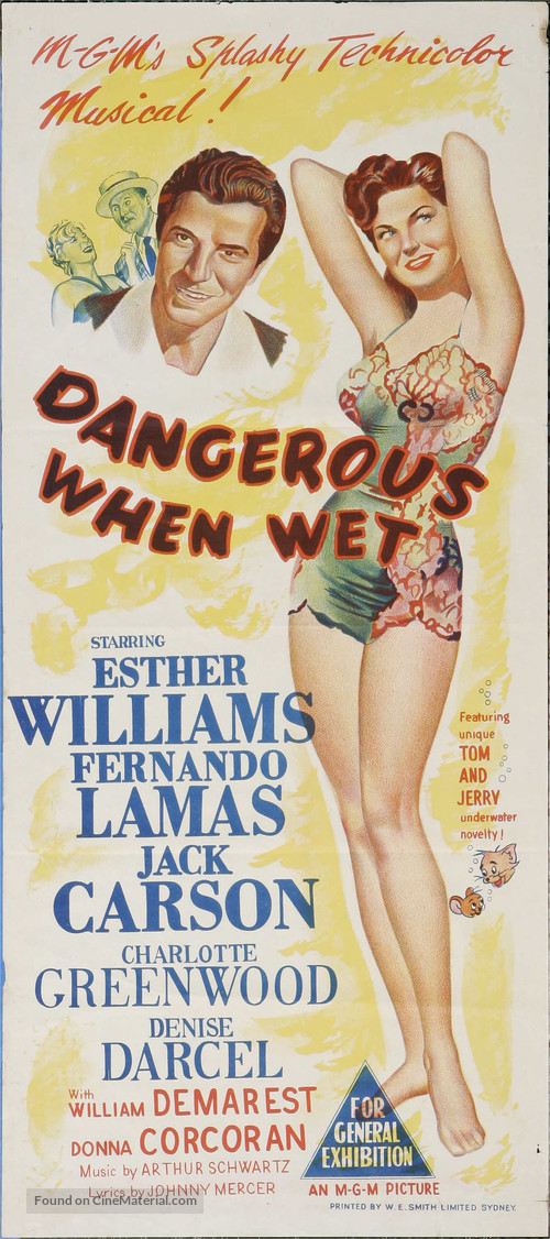 Dangerous When Wet - Australian Movie Poster