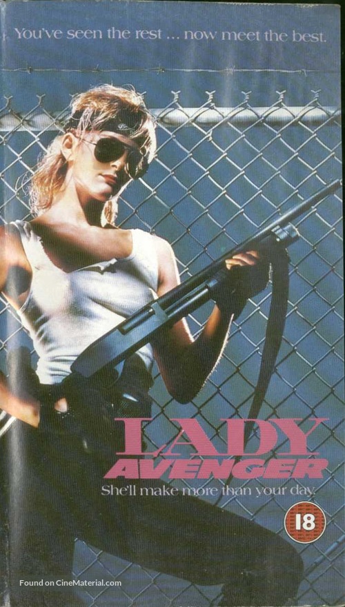 Lady Avenger - British VHS movie cover