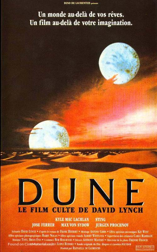 Dune - French VHS movie cover