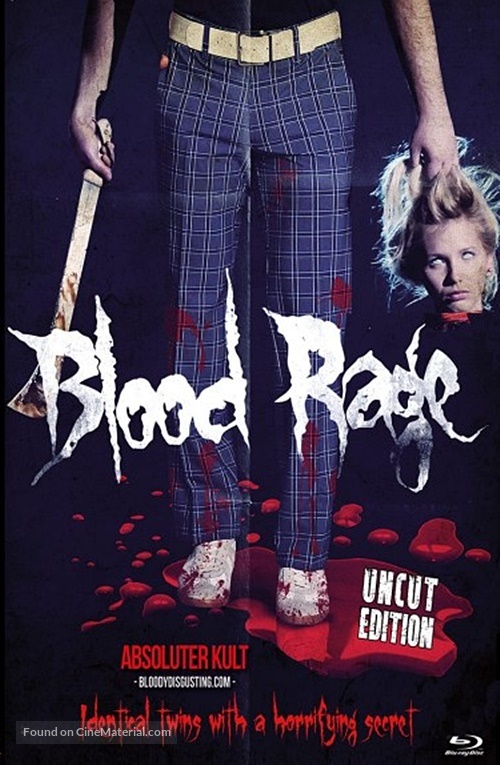Blood Rage - German Blu-Ray movie cover